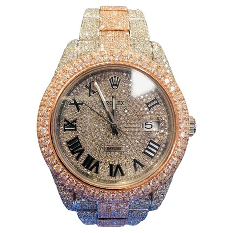 fake rolex icedout|fully iced out rolex watch.